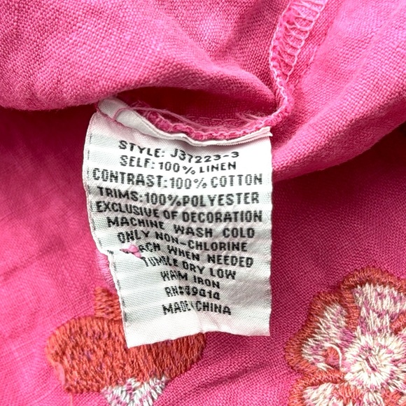 Johnny Was Joya Linen Tank Dress Size Small - Picture 12 of 16